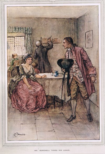 Il signor Burchell prende congedo, illustrazione da 